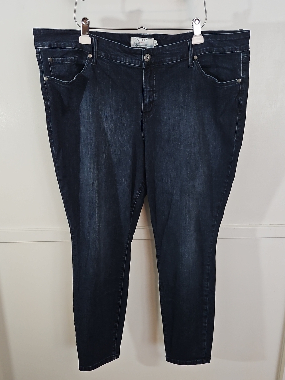 Torrid Dark Blue Skinny Jeans